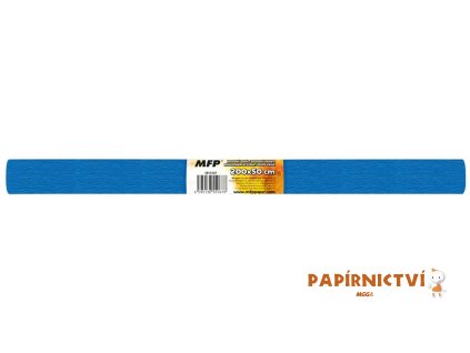 Krepový papír role 50x200cm modrý 5811347