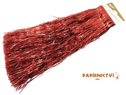 Lameta vánoční červená metal 8881100