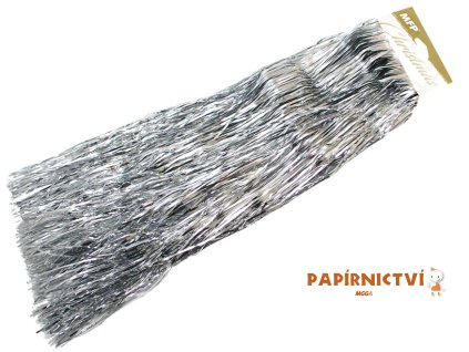 Lameta vánoční stříbrná metal 8881102