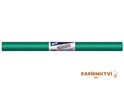 Krepový papír role 50x200cm zelený tmavý 5811349