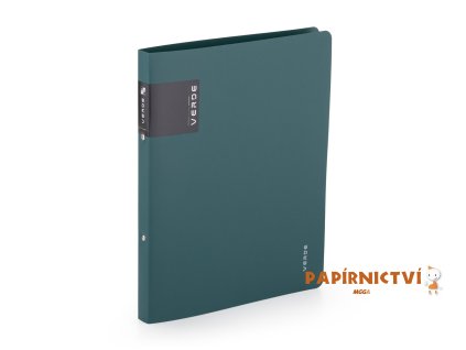 Pořadač PP A4 2kr. VERDE zelená 2-850