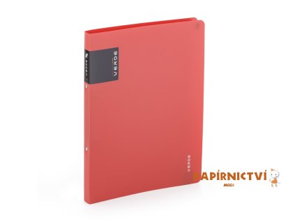 Pořadač PP A4 2kr. VERDE cihlová 2-852