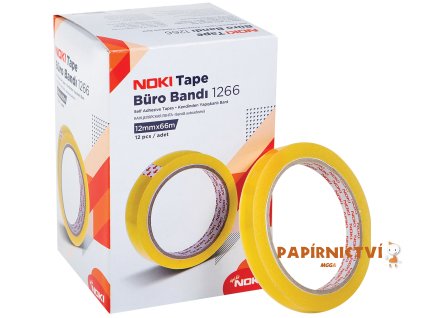 NOKI Lepicí páska kancelářská 12mm x 66m