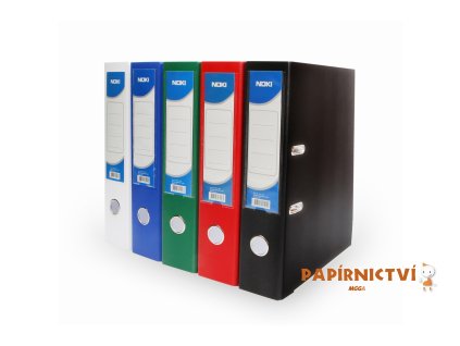 NOKI Pořadač A4-PP 8cm modrý