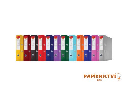 NOKI Pořadač A4-PP 8cm žlutý