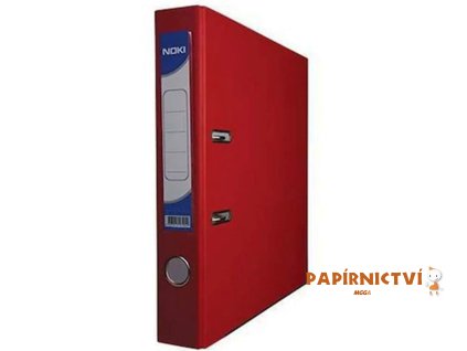 NOKI Pořadač A4-PP 5cm červený