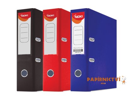 NOKI Pořadač A5-PP 7,5cm červený
