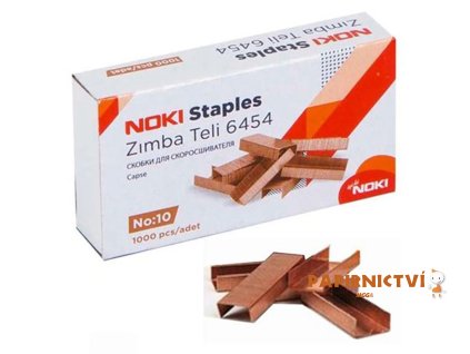 NOKI Drátky do sešívačky no.10 - měď