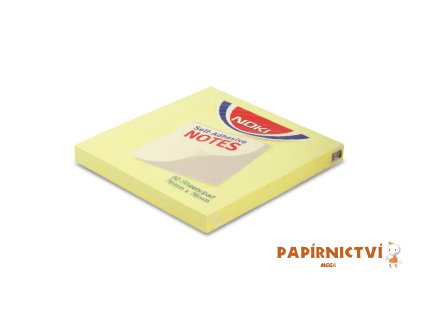 NOKI Bloček MEMO 75x75 žlutý