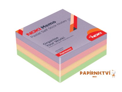 NOKI Bloček/kostka MEMO 75x75 HARMONIE 4 barvy, 400l
