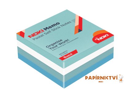 NOKI Bloček/kostka MEMO 75x75 LED 4 barvy, 400l