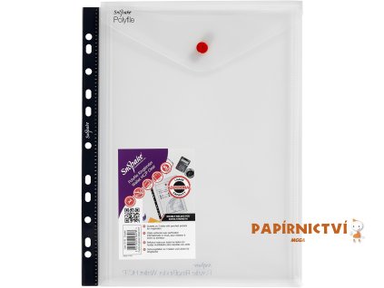 SNOPAKE PP závěsná kapsa s drukem A4 na katalogy, 0,2mm