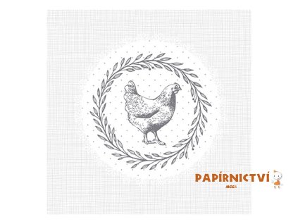 Ubrousek P 33x33 velikonoce MES200735