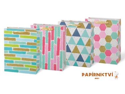 Taška MFP dárková L LUX mix č.50 (260x320x100)