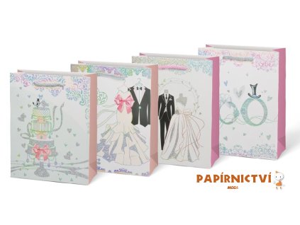 Taška MFP dárková M LUX mix č.42 (180x230x80)