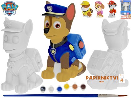 Paw Patrol - malování na figurku 4druhy v krabičce 35058