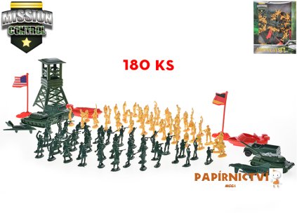 Mission Control sada vojáků s doplňky 180ks v krabičce 570450