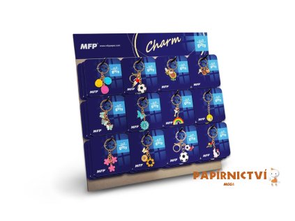 Klíčenka Charm – duha