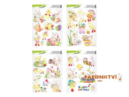 Okenní fólie velikonoční VE007 30x42cm 2221472