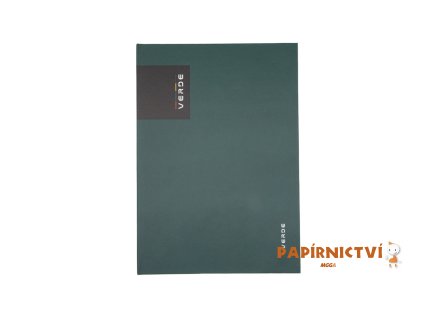 Záznamní kniha A4 VERDE zelená 7-130