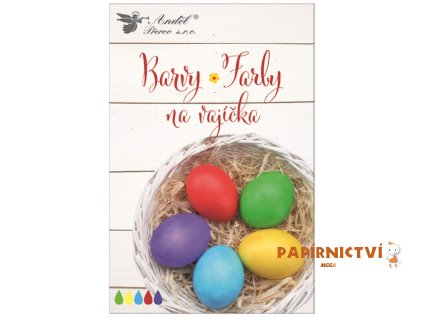 Barvy na vajíčka tablety, 5 ks v balení 7752