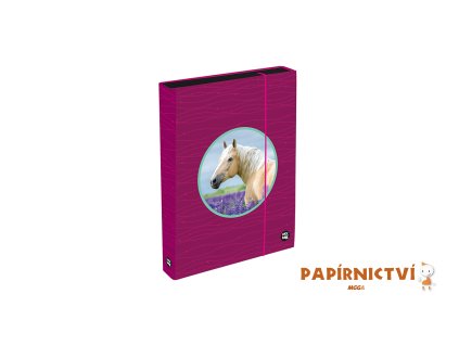 Box na sešity A4 Jumbo OXY Sherpy Pink 9-97624