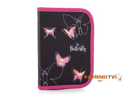 Penál 1 p. 2 chlopně, prázdný OXY NEXT Butterfly 9-81724