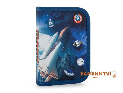 Penál 1 p. 2 chlopně, prázdný Space 9-39825