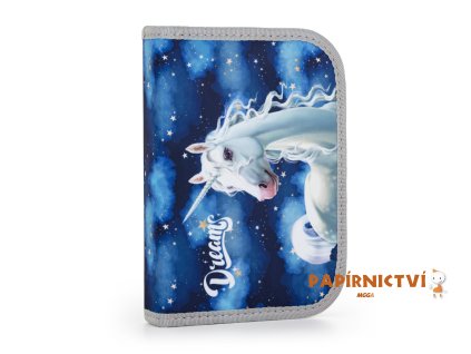 Penál 1 p. 2 chlopně, prázdný Unicorn 1 7-88924