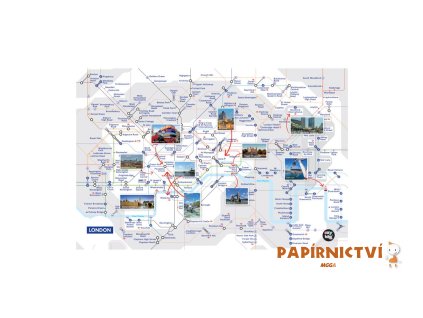 Podložka na stůl PP 60x44cm London 5-90825