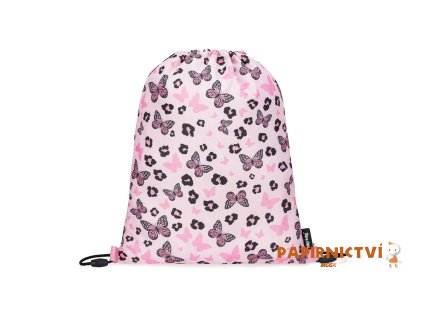 Sáček na cvičky OXY NEXT Butterfly pink 9-43825