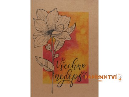 Přáníčko BeBechy – recyklovaný papír - Všechno 2 BPR1-80