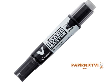 Popisovač Pilot na bílé tabule V-Board Master, zkosený, 2.4-5.2, (M), černá