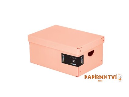Krabice lamino velká PASTELINI meruňková 7-01021