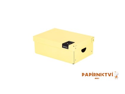 Krabice lamino malá PASTELINI žlutá 7-01621