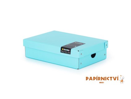 Krabice lamino malá PASTELINI modrá  7-02021