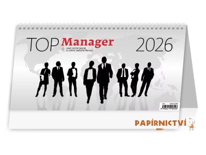 Stolní kalendář Top Manager 2026 320x160(35)mm S61-26