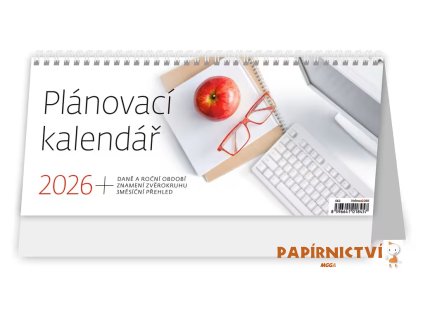Stolní kalendář Plánovací kalendář 2026 301x135(35)mm S63-26