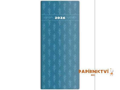 Diář kapesní - Napoli měsíční - design 2 2026 77x178mm PN01-02-26