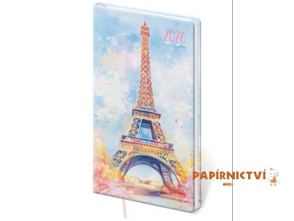 Diář týdenní kapesní Vario Lyra - Paris 2026 80x150mm DV426-37-26