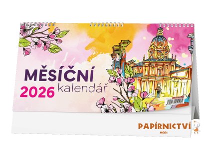 Stolní kalendář - měsíční Měsíční kalendář (měsíční kalendárium) BSE11-26