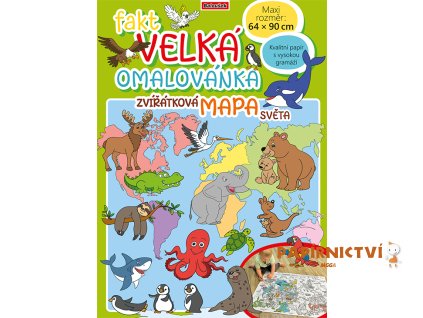 Fakt velká omalovánka - Zvířatková BO910