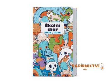 Školní diář Týdenní diář - Kamil - Lamino - Monstra BTK9-4-26