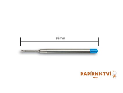 Náplň CONCORDE Silver, kovová, modrá A14213