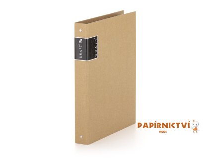 Pořadač A4 lamino R25-2kr. KRAFT nature 7-045