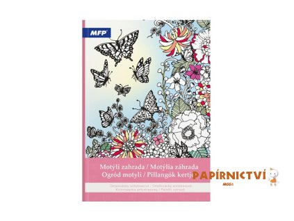 Omalovánky antistresové Motýlí zahrada 210x290mm/32s 5301241