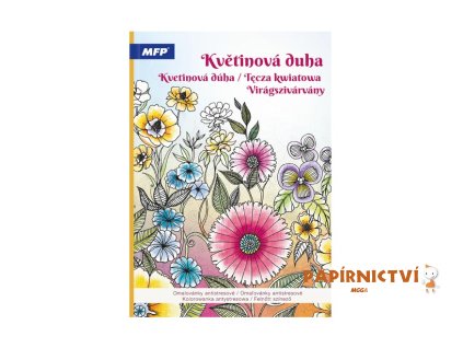 Omalovánky antistresové Květinová duha 210x290mm/32s 5301244