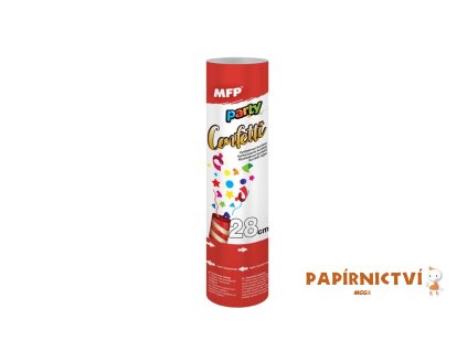 Konfety vystřelovací 28cm papír - vzduch 1042011