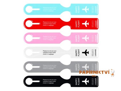 Jmenovka na kufr - Happy Flight 1042626