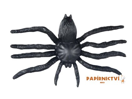 Pavouk černý 8cm 6ks 1042833